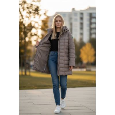 Куртка жіноча 709 капучино